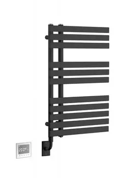 Полотенцесушитель Boheme Venturo 90x50 721-B электрический, черный матовый