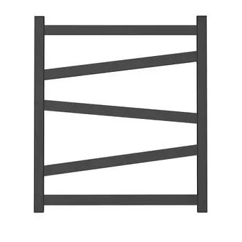 Полотенцесушитель водяной Point Феникс 60x53 PN15156B черный