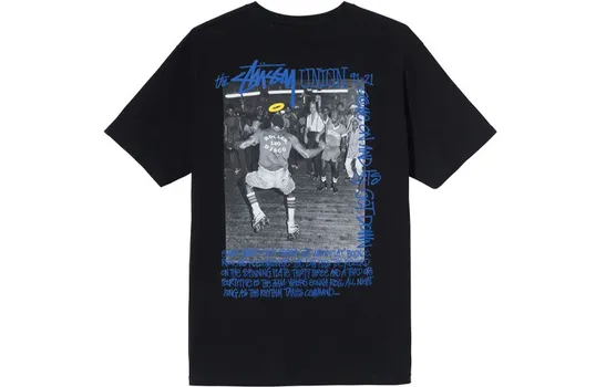 Мужская футболка Stussy, цвет Black