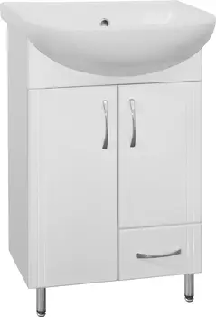 Тумба с раковиной Style Line Эко Стандарт №10 50 белая