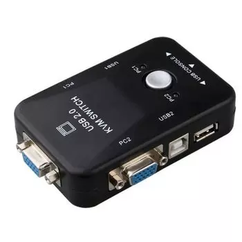 USB-конвертер 2-портовый ручной KVM-переключатель