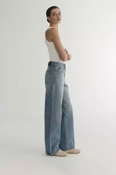Джинсы Wide Leg WL106 голубого цвета