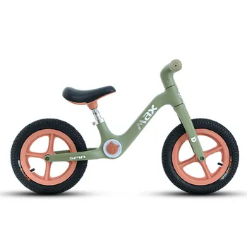 Беговел детский MAX BIKE Spin 12", зеленый