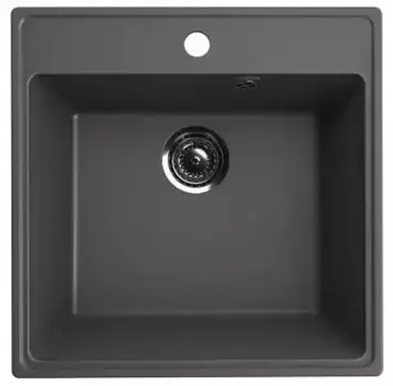 Мойка для кухни «Ulgran» Quartz Forte 505 50/50 искусственный камень асфальт