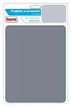 Коврик для мыши Buro BU-CLOTH серый