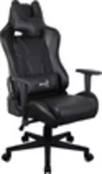 Кресло игровое AEROCOOL AC220 AIR-B, на колесиках, ПВХ/полиуретан [516343]