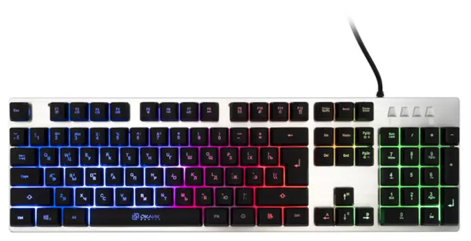 Клавиатура Oklick KB 770G IRON FORCE 405625, цвет черный