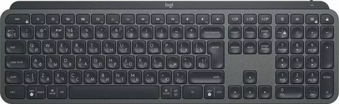Клавиатура Logitech Wireless MX Keys 920-009417, цвет темно-серый
