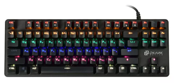 Клавиатура Oklick KB 969G SHOTGUN 1176616, цвет черный