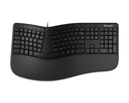 Клавиатура Microsoft Corporation Ergonomic for Business LXN-00011, цвет черный