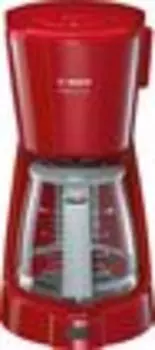 Кофеварка капельного типа BOSCH/ Мощность 1100 Вт, Объем 1.25 л, капельная, цвет красный
