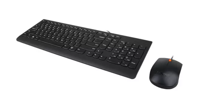 Клавиатура+мышь LENOVO Essential Wired Keyboard and Mouse Combo 4X30L79912, цвет черный