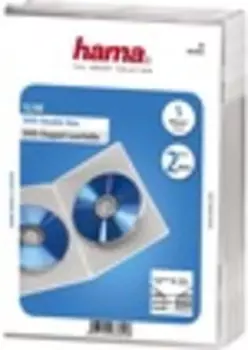 Коробка Hama на 2CD/DVD H-83892 Slim Case прозрачный (упак.:5шт)