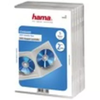 Коробка Hama на 2CD/DVD H-83894 Jewel Case прозрачный (упак.:5шт)