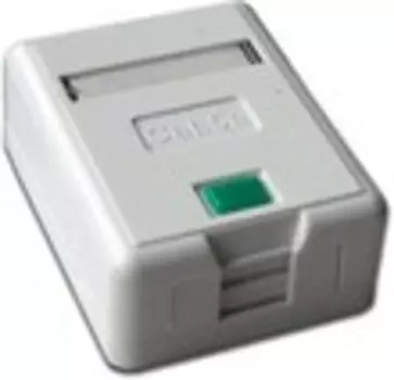 Коробка Lanmaster LAN-SA1/S-WH настенная 48x65x27мм крышка RJ45 (упак.:1шт)