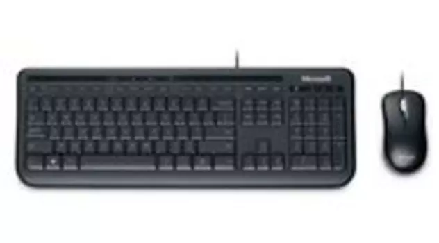 Клавиатура+мышь Microsoft Corporation Wired Desktop 600 APB-00011, цвет черный