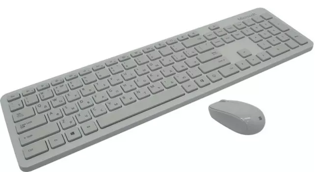 Клавиатура+мышь Microsoft Corporation Wireless Desktop QHG-00041, цвет серый