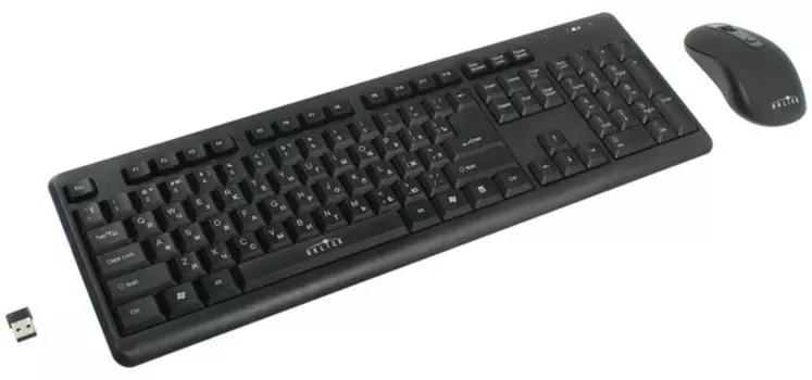 Клавиатура+мышь Oklick KB+M 270M 337455, цвет черный