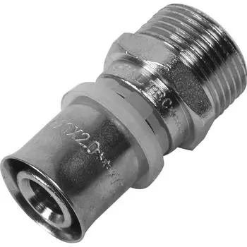 Муфта комбинированная Valtec 3/4"x20 мм НР латунь VTM.201.N.002005