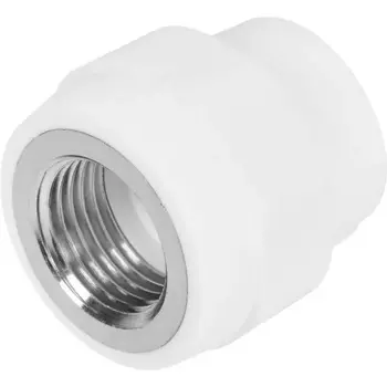 Муфта комбинированная Valtec 1/2"x20 мм ВР ВП полипропилен VTP.702.0.02004