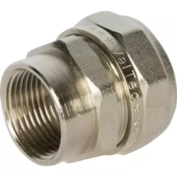 Муфта комбинированная Valtec 1"x32 мм ВР латунь VTM.302