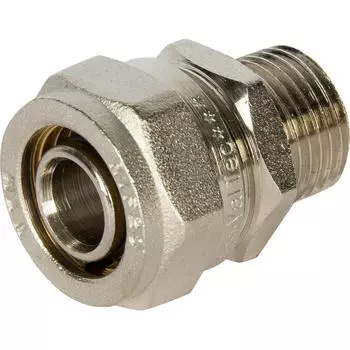Муфта комбинированная Valtec 1/2"x20 мм НР латунь VTM.301
