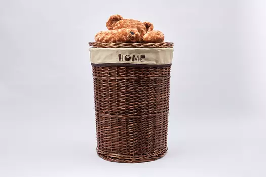 Корзина для белья с крышкой Милый мишка