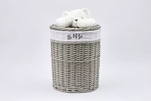 Корзина для белья с крышкой Милый мишка