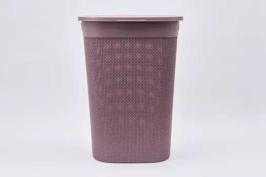 Корзина для белья с крышкой Plast Team