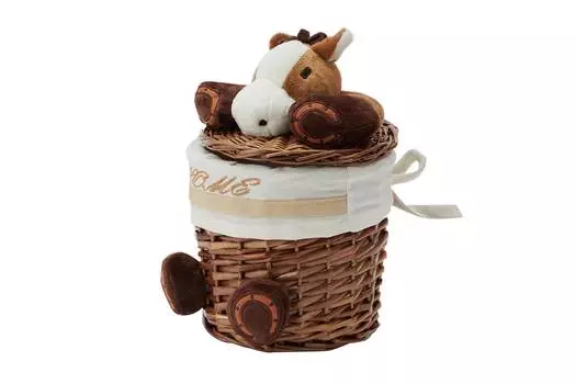 Корзина с крышкой Пони