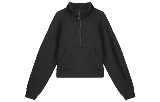 Женская толстовка Scuba Series с воротником-воронкой и молняяй на половину длины Lululemon, Mist Pink/Pkhz