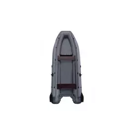 Надувная лодка ПВХ Allaska-Tonna 470 Lux, фальшборт, серый, SibRiver ALTL470GRAY-F