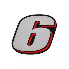 Наклейка капота Suzuki DF6 (6), задняя 6143591J90000