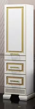 Шкаф-пенал Opadiris Оникс 48 L белый/золото
