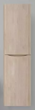 Шкаф-пенал подвесной BelBagno FLY-MARINO-1500-2A-SC-RG-P-L, 40 х 30 х 150 см, Rovere Grigio/светлое дерево, левосторонний