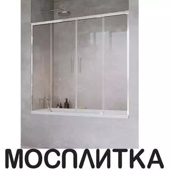 Шторка для ванны Radaway Idea PN DWD 180 см 10004180-01-01 стекло прозрачное, профиль хром