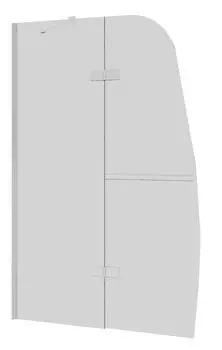 Шторка на ванну Grossman GR-102/1 100x150 см профиль хром стекло прозрачное
