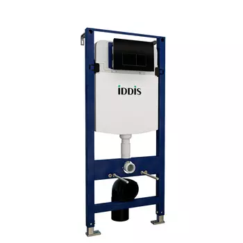 Система инсталляции для унитазов Iddis Optima Home OPH00MBi32K с кнопкой смыва, черный