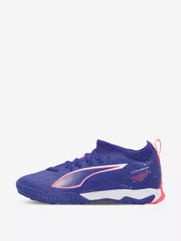 Бутсы для мальчиков PUMA Ultra 5 Match TT + Mid Jr, Фиолетовый