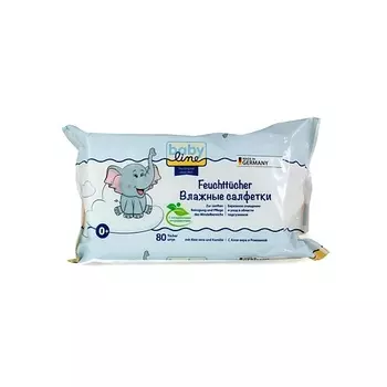 BABY LINE Влажные салфетки с Алое вера и Ромашкой Feuchttcher mit Aloe vera und Kamille