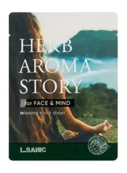 Тканевая маска для лица с экстрактом кедра L.Sanic Herb Aroma Story Relaxing Mask Sheet Cedar