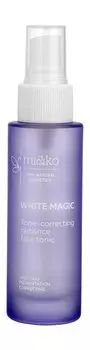 Тоник для сияния кожи лица с AHA и PHA-кислотами Mi&ko White Magic Tone-Correcting Radiance Face Tonic
