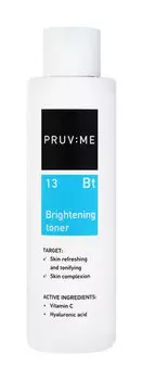 Тоник с витамином C улучшающий цвет лица PRUV:ME Bt 13 Brightening Toner