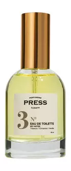 Туалетная вода Press Gurwitz Perfumerie №3 Tobacco, Cinnamon, Vanilla Eau de Toilette