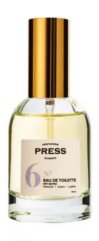 Туалетная вода Press Gurwitz Perfumerie №6 Patchouli, Ambra, Leather Eau de Toilette