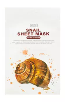 Тканевая маска для лица с муцином улитки Tenzero Snail Sheet Mask