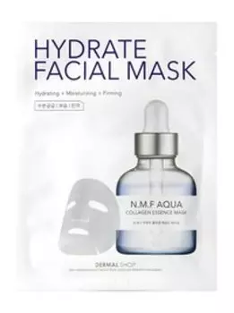 Тканевая маска для лица с натуральным увлажняющим фактором Dermal N.M.F Aqua Hydrate Facial Mask