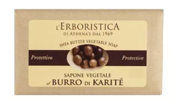 Твердое растительное мыло с маслом ши L'Erboristica Shea Butter Vegetable Soap