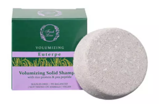 Твердый шампунь для объема волос с протеинами риса Fresh Line Euterpe Volumizing & Solid Shampoo
