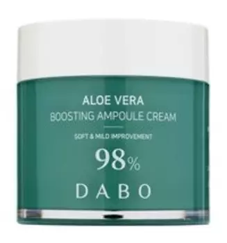 Укрепляющий ампульный крем для лица с экстрактом алоэ Dabo Aloe Vera Boosting Ampoule Cream